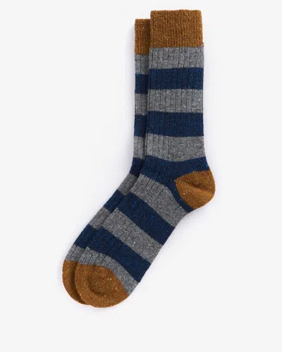 Barbour Houghton Stripe Mens Socks In Multi