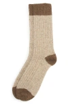 Barbour Houghton Wool Blend Boot Socks In Neutral