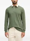 Barbour Howtown Logo-embroidered Polo Shirt In Green