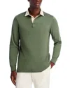 Barbour Howtown Long Sleeve Rugby Shirt In Green