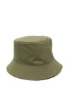 Barbour Hutton Tartan Reversible Bucket Hat In 绿色
