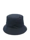 Barbour Reversible Check Pattern Bucket Hat In 蓝色