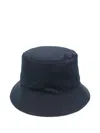 Barbour Reversible Check Pattern Bucket Hat In Blue