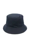 Barbour Reversible Check Pattern Bucket Hat In Blue