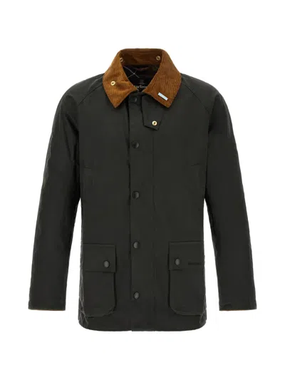 Barbour Icons Ashby Waxed Jacket In Black