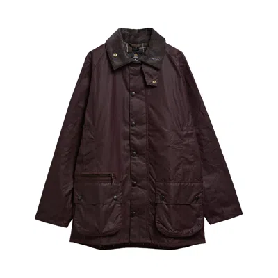 Pre-owned Barbour Icons Beaufort Wax 'bordeaux' | Red | Men's Size Xl