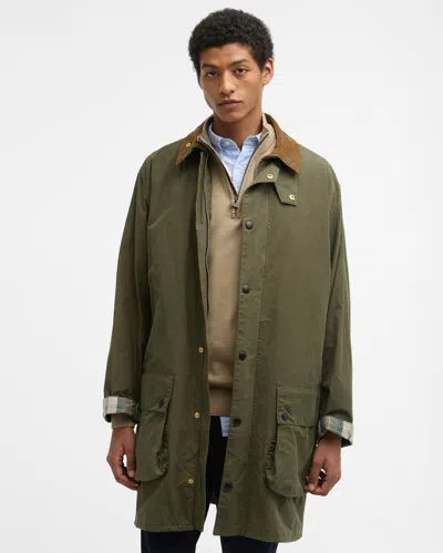 Barbour Icons Border Mens Casual Jacket In Green
