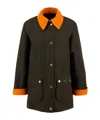 Barbour Icons Modern Beadnell Waxed Jacket In Brown