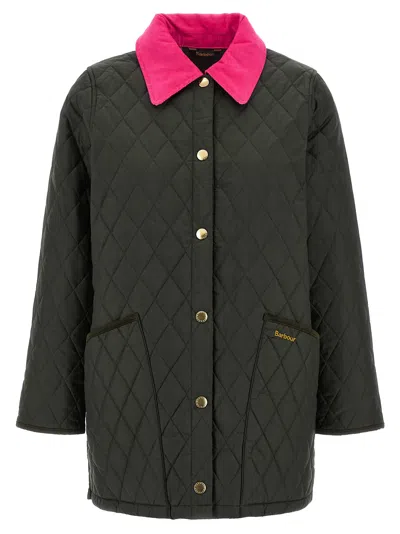 Barbour Icons Modern Puffer Jackets Green In Blue