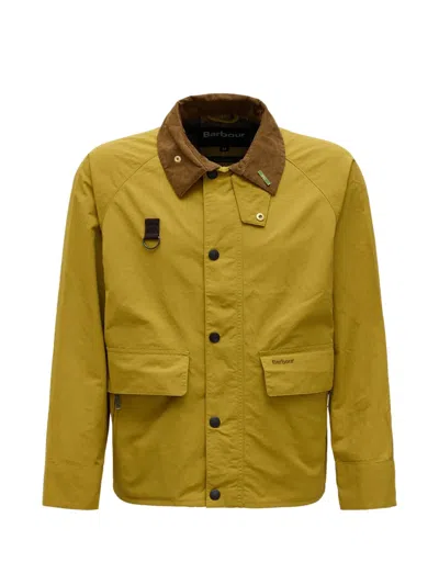 Barbour Icons Spey Corduroy Collar Jacket In Yellow