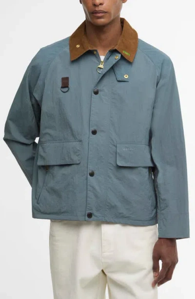 Barbour Icons Spey Nylon Jacket In Blue