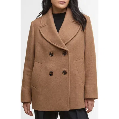 BARBOUR BARBOUR INDIE WOOL BLEND PEACOAT