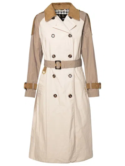 BARBOUR BARBOUR 'INGLEBY' MULTICOLOR COTTON TRENCH COAT