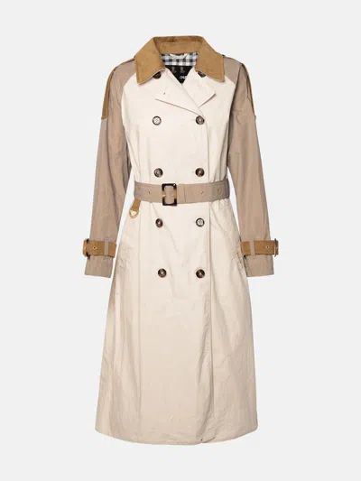 BARBOUR 'INGLEBY' MULTICOLOR COTTON TRENCH COAT