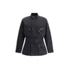 Barbour International A7 Casual Jacket In Black
