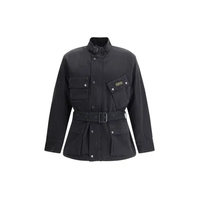 Barbour International A7 Casual Jacket In Black