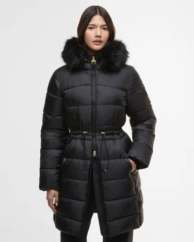 Barbour International Anastasia Womens Puffer Jacket In Black