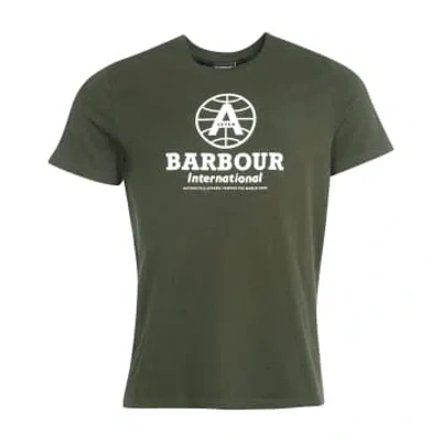 Barbour International Archive A7 T-shirt Forest In Green