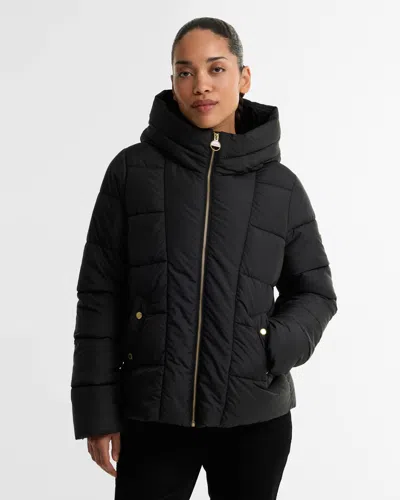 Barbour International Brantley Womens Puffer Jacket In Black