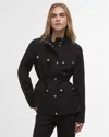 Barbour International Brea Womens Showerproof Jacket In Black