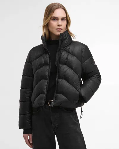 Barbour International Cali Womens Puffer Jacket In Black