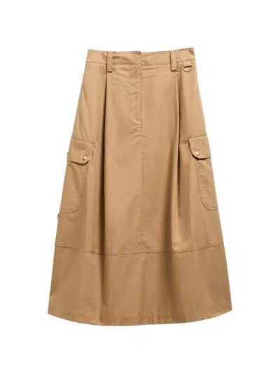 Barbour International Carly Pleated Midi Skirt In Metallic