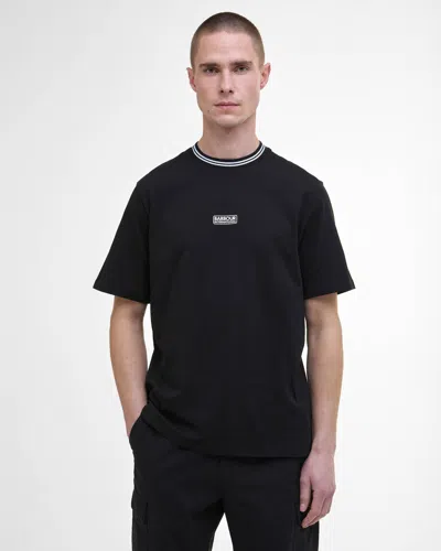 Barbour International Central Logo Mens T-shirt In Black