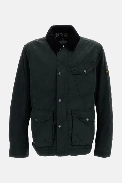Barbour International Ceramic? Wait—the Item: "giacca Winter Drifter In Cotone Cerato" Translates To "winter Drifter Jacke In Green