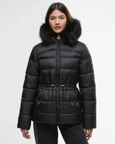 Barbour International Cher Womens Puffer Jacket In Black