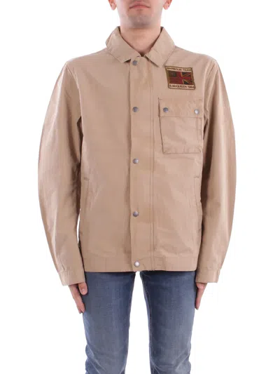 Barbour International Coats Beige