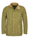 Barbour International Corduroy Collar Duke Summer Jacket In Green