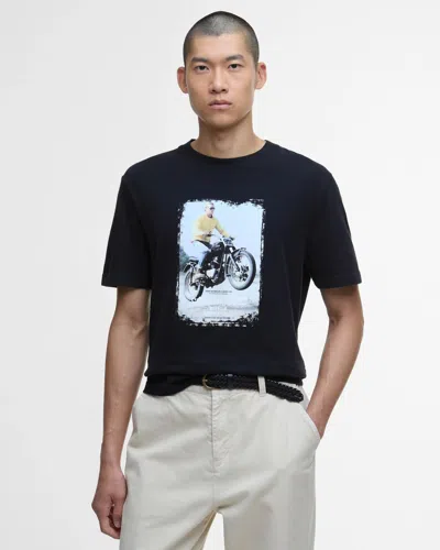 Barbour International Coster Smq Mens T-shirt In Black