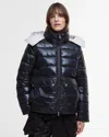 Barbour International Della Womens Puffer Jacket In Blue