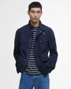 Barbour International Duke Cotton Mens Casual Jacket In Blue