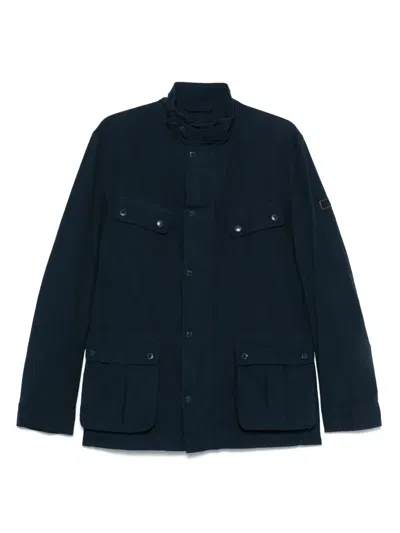 Barbour International Duke Jacket In Blue