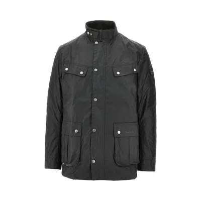 BARBOUR INTERNATIONAL 'DUKE' WAXED COTTON JACKET