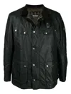 Barbour International Embroidered-logo Jacket In Green