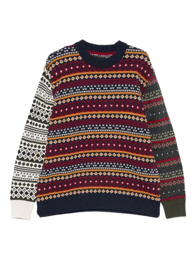 Barbour International Fair Isle Sweater In Multi