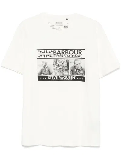 Barbour International Firebird T-shirt In White
