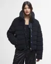 Barbour International Franchesca Womens Puffer Jacket In Blue