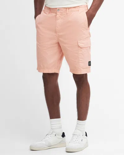 Barbour International Gear Mens Shorts In Pink
