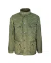 BARBOUR INTERNATIONAL ARIEL POLARQUILT GREEN JACKET