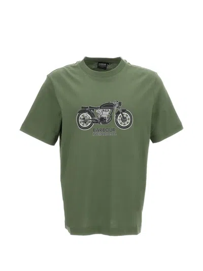 Barbour International Graphic T-shirt In Green