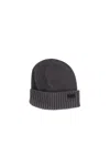 Barbour International Hats Grey In Black