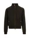 Barbour International Giubbino Merchant Wax Olive In Black
