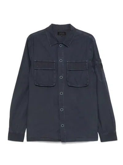 Barbour International Kenneth Overshirt In Blue
