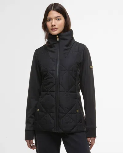 Barbour International Kya Womens Quilted Sweat In Black