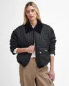 Barbour International Laia Womens Quilted Jacket In Black