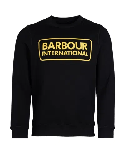 Barbour International Large Logo Sweatshirt In Black
