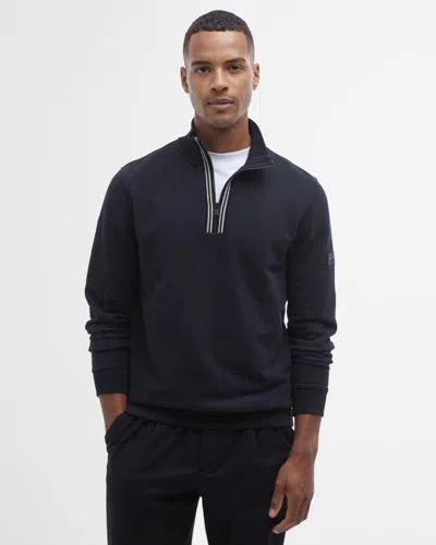 Barbour International Lincoln Mens Funnel Neck Sweatshirt In Black